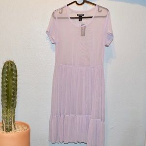 COPY - HotTopic Lavender Mesh Babydoll Dress